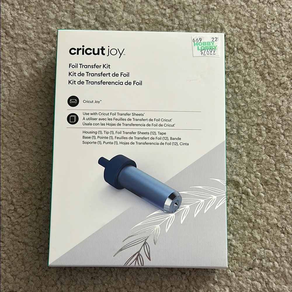 Cricut Joy Foil Transfer Kit with Blue Tool